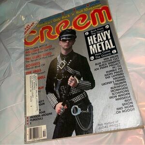 Creem Magazine Rob Halford of Judas Priest 1980